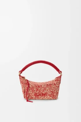 Minibolso Cala en rafia melange