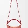 Minibolso Cala en rafia melange Minibolso Cala en rafia melange