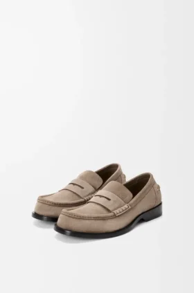 Mocasín Bobine en piel de becerro de gamuza