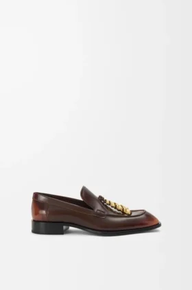 Mocasín Edge en piel de becerro cepillada