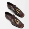 Mocasín Edge en piel de becerro cepillada Mocasín Edge en piel de becerro cepillada
