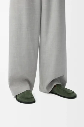 Mocasín Flex de gamuza
