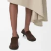 Mocasín Flex de piel de becerro de gamuza
