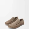 Mocasín «Rio» en gamuza y rafia Mocasín «Rio» en gamuza y rafia