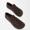 Mocasín «Rio» en gamuza y rafia Mocasín «Rio» en gamuza y rafia