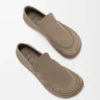 Mocasín «Rio» en gamuza y rafia Mocasín «Rio» en gamuza y rafia