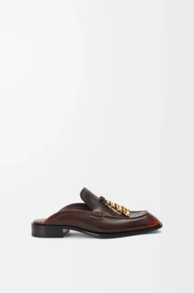 Mocasín tipo mule Edge en piel de becerro cepillada