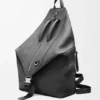 Mochila convertible en piel de becerro clásica Mochila convertible en piel de becerro clásica