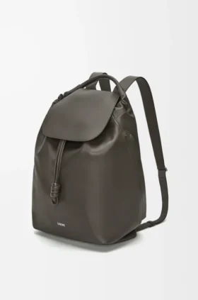 Mochila Flamenco en piel de becerro suave y brillante