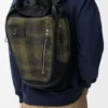 Mochila Flex con cierre enrollable en lona y gamuza cepillada Mochila Flex con cierre enrollable en lona y gamuza cepillada