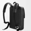 Mochila militar en piel de becerro de grano suave Mochila militar en piel de becerro de grano suave