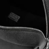 Mochila militar en piel de becerro de grano suave Mochila militar en piel de becerro de grano suave
