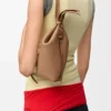 Mochila «Scarf» en piel de becerro lisa Mochila «Scarf» en piel de becerro lisa