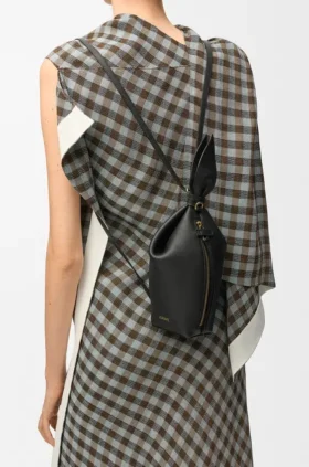 Mochila «Scarf» en piel de becerro lisa