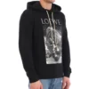 Máscara loewe para hombre con estampado, color negro, H6109730Pc-1100