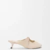 Mule suave «Pebble» en piel de cordero napa Mule suave «Pebble» en piel de cordero napa