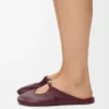 Mule suave «Pebble» en piel de cordero napa Mule suave «Pebble» en piel de cordero napa