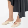 Mule suave «Pebble» en piel de cordero napa Mule suave «Pebble» en piel de cordero napa
