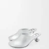 Mule Toy en piel de cordero laminada Mule Toy en piel de cordero laminada