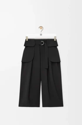Pantalones cargo cortos de lana Pantalones cargo cortos de lana