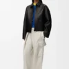Pantalones cargo de algodón y seda