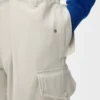 Pantalones cargo de algodón y seda