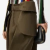 Pantalones cargo de algodón y seda