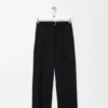 Pantalones con cinturón de lana