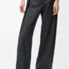 Pantalones con cinturón de lana Pantalones con cinturón de lana
