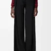 Pantalones con cinturón de lana