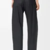 Pantalones con cinturón de lana Pantalones con cinturón de lana
