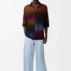 Pantalones con cordón de ajuste en denim Pantalones con cordón de ajuste en denim