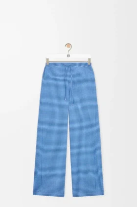 Pantalones con cordón de algodón