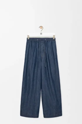 Pantalones con cordón de algodón Pantalones con cordón de algodón