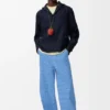 Pantalones con cordón de algodón