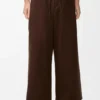 Pantalones con cordón de algodón