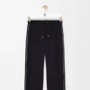 Pantalones con cordón de lana