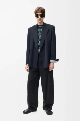 Pantalones con cordón de lana