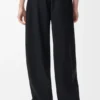 Pantalones con cordón de lana