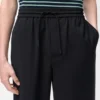 Pantalones con cordón de lana
