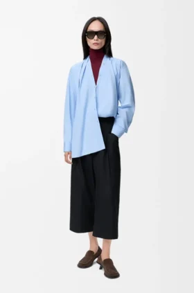 Pantalones cortos de algodón y seda