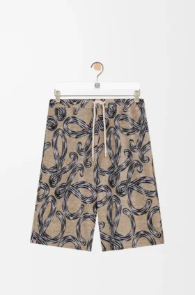 Pantalones cortos de felpa jacquard