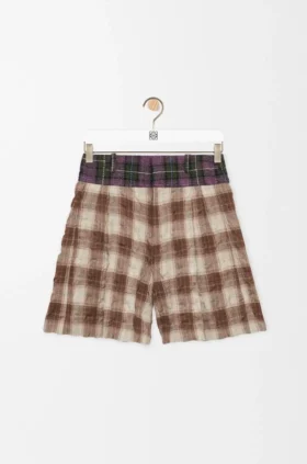 Pantalones cortos de lana y algodón