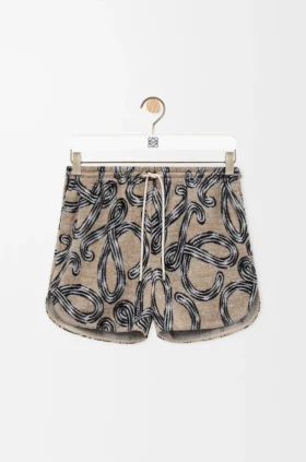 Pantalones cortos de mezcla de felpa de algodón