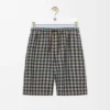 Pantalones cortos de mezcla de viscosa y lino Pantalones cortos de mezcla de viscosa y lino