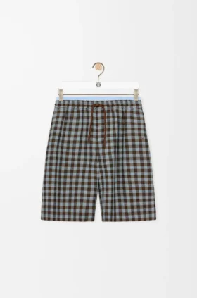 Pantalones cortos de mezcla de viscosa y lino
