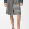 Pantalones cortos de mezcla de viscosa y lino Pantalones cortos de mezcla de viscosa y lino