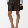 Pantalones cortos de piel de becerro napa Pantalones cortos de piel de becerro napa