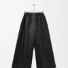 Pantalones cortos de piel de cordero napa Pantalones cortos de piel de cordero napa