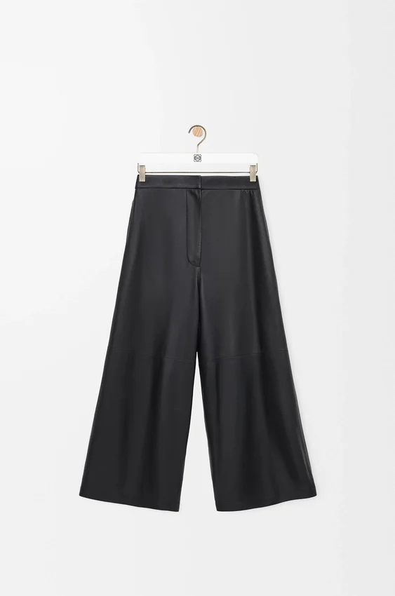 Pantalones cortos de piel de cordero napa Pantalones cortos de piel de cordero napa